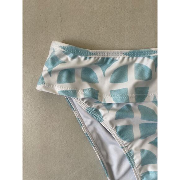 Kenny Flowers Swimwear Banded Bikini Bottom High Waist Maldives - Picture 2 of 11